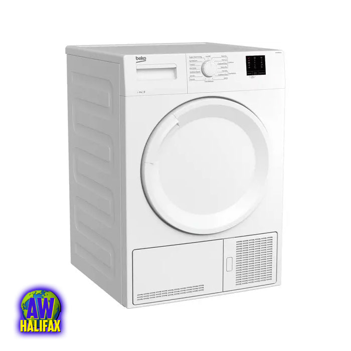 Beko DTKCE90021W 9kg B Rated Condenser Tumble Dryer White Appliance