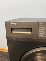 Beko WTK74011A 7kg 1400rpm Spin Washing Machine - Grey