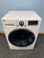 LG FH4A8TDS2 6 Motion DD 8kg 1400rpm Spin Washing Machine - White