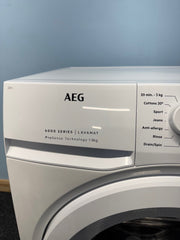 AEG L6FBK841N 6000 Series 8kg 1400 Spin Washing Machine - White