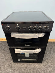 Swan SX16720B 60cm Electric Double Oven Cooker - Black