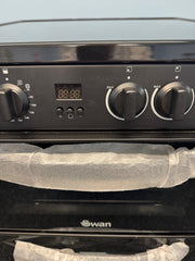 Swan SX16720B 60cm Electric Double Oven Cooker - Black