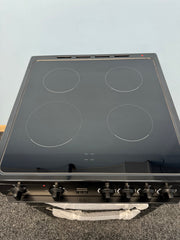 Swan SX16720B 60cm Electric Double Oven Cooker - Black