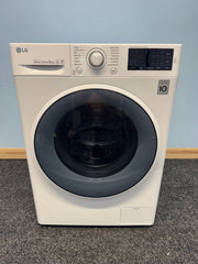 LG F14U2TDN0 6Motion Direct Drive 8kg Washing Machine - White