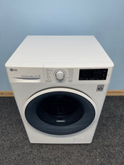 LG F14U2TDN0 6Motion Direct Drive 8kg Washing Machine - White