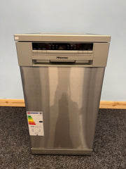 Hisense HS520E40XUK Slimline 45cm Dishwasher - Stainless Steel