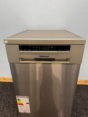 Hisense HS520E40XUK Slimline 45cm Dishwasher - Stainless Steel