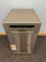 Hisense HS520E40XUK Slimline 45cm Dishwasher - Stainless Steel