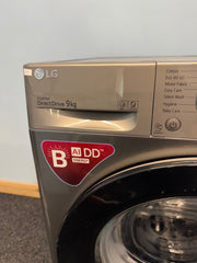 LG AI DD V3 F4V309SNE 9kg 1400 Spin Washing Machine - Silver