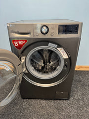 LG AI DD V3 F4V309SNE 9kg 1400 Spin Washing Machine - Silver