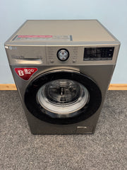LG AI DD V3 F4V309SNE 9kg 1400 Spin Washing Machine - Silver