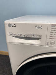 LG F4V710WTSE TurboWash AI DD V7 10.5 kg 1400 Spin Washing Machine - White