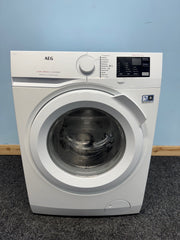AEG L6FBI841N 8kg 1400 Spin Washing Machine - White