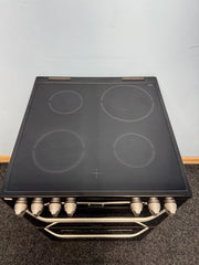 Hotpoint HDM67V9HCB 60cm Electric Double Oven Cooker - Black