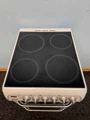 Hotpoint HUE52PS 50cm Electric Double Oven Cooker - White