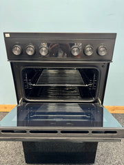 Hisense HDCEC5C10B Hi6 50cm Electric Double Oven Cooker - Black