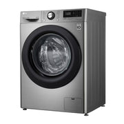 LG AI DD V3 F4V309SNE 9kg 1400 Spin Washing Machine - Silver