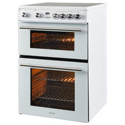 Hisense HDE3211BWUK 60cm Electric Ceramic Cooker - White