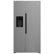 Beko ASP34B32VPS Pro HarvestFresh American-Style Fridge Freezer - Stainless Steel