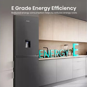 Hisense RB327N4WBE 50/50 256L Fridge Freezer - Black