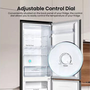 Hisense RB327N4WBE 50/50 256L Fridge Freezer - Black