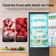 Hisense RB327N4WBE 50/50 256L Fridge Freezer - Black