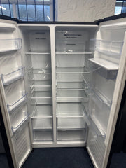 Fridgemaster MS91520DEB 540L American Style Fridge Freezer - Black