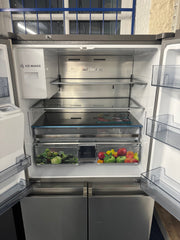 Hisense RQ760N4AIF 585L American Fridge Freezer - Stainless Steel