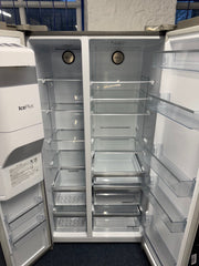 Beko ASP34B32VPS Pro HarvestFresh American-Style Fridge Freezer - Stainless Steel