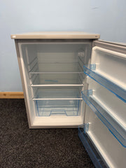 LEC L5511S 55cm Under Counter Larder Fridge - Silver