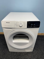 Hisense DHGE901 9kg Heat Pump Tumble Dryer - White