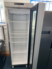 Gram Compact KG410RGC6W 346L Glass Door Refrigerator - Silver