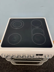 Hotpoint Ultima HUE62PS 60cm Electric Cooker with Ceramic Hob - White