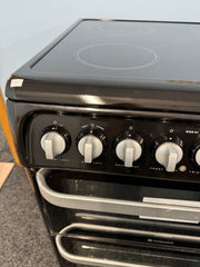 Hotpoint HUE61K S Ultima 60cm Electric Cooker with Ceramic Hob - Black