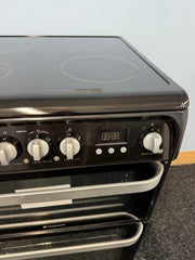 Hotpoint HUE61K S Ultima 60cm Electric Cooker with Ceramic Hob - Black