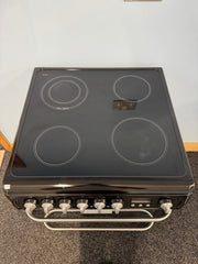 Hotpoint HUE61K S Ultima 60cm Electric Cooker with Ceramic Hob - Black