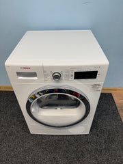 Bosch WTW87560GB 9kg Condenser Tumble Dryer With Heat Pump - White