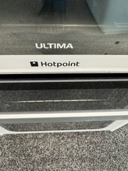 Hotpoint HUE52PS 50cm Electric Double Oven Cooker - White