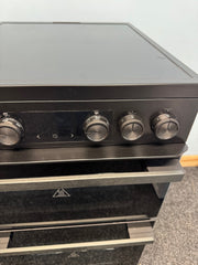 Hisense HDCEC5C10B Hi6 50cm Electric Double Oven Cooker - Black