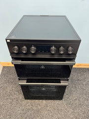 Hisense HDCEC5C10B Hi6 50cm Electric Double Oven Cooker - Black