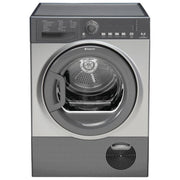 Hotpoint TCFS83BGG Aquarius 8kg Condenser Tumble Dryer - Graphite