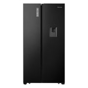 Fridgemaster MS91520DEB 540L American Style Fridge Freezer - Black