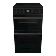 Hisense HDCEC5C10B Hi6 50cm Electric Double Oven Cooker - Black