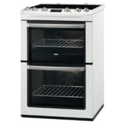 Zanussi ZCV665MWC 60cm Electric Double Cooker - White