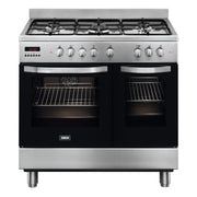 Zanussi ZCK98307XA 90cm Dual Fuel Range Cooker - Stainless Steel